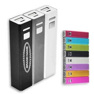 2600mAh Portable External Power Bank Battery Charger Metal