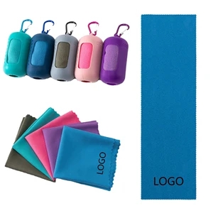 Quick-drying Towel With Silicone Case