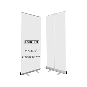 79" Retractable Roll Up Banner with Stand