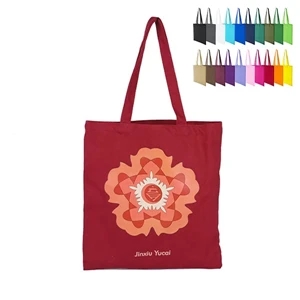 6oz. Colored Cotton Tote Bag -15x16