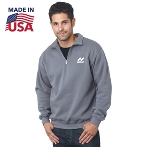 Made in USA Unisex Pre-Shrunk Quarter Zip Fleece