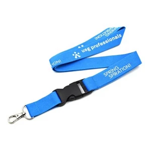 1/2" Buckle Release Premium Nylon Lanyard