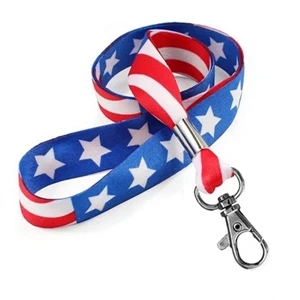 3/4" US Full Color Lanyard