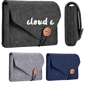 Felt Electronics Accessories Organizer Pouch