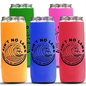 12 Oz. Full-Color Slim Seltzer Coolie