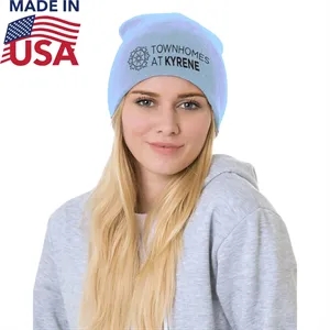 100% USA-Made 8" Headwear Acrylic Knit Beanie