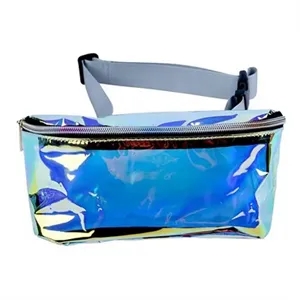 Transparent Laser PVC Fanny Pack Unisex Glitter Waist Bag