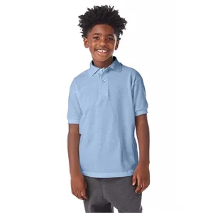 Hanes Youth EcoSmart® Jersey Knit Polo