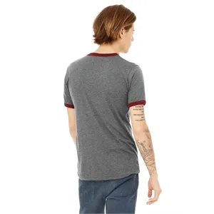 Bella + Canvas Men's Jersey Short-Sleeve Ringer T-Shirt