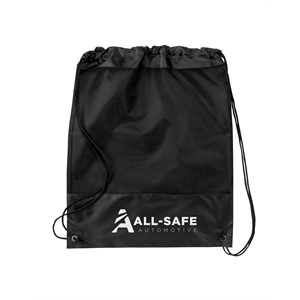 Prime Line Mesh Panel Drawstring Backpack