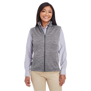 Devon & Jones Ladies' Newbury Melange Fleece Vest