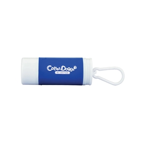 Prime Line Pet Waste Disposal Bag Dispenser With Flashlight