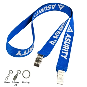 USA Made Double Ended Lanyard - Polyester