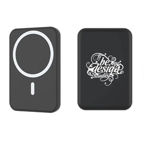 Custom Logo Wireless Magnetic Power Bank 5000mAh