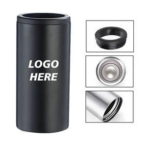 Custom Logo 12 oz  Stainless Steel Skinny Can Cooler