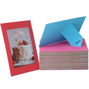 Standing Paper Insert Picture Frames Cardboard Photo Easels