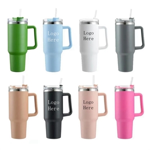 40 oz Insulated Travel Tumbler with Handle