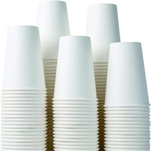 White paper cup