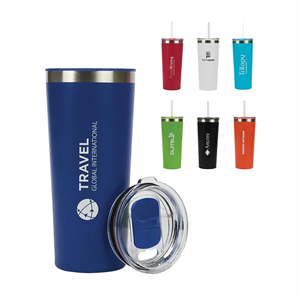 Bremen 24 oz. Steel/50% Recycled PP Liner Travel Tumbler