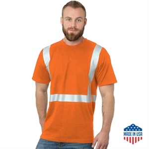 True American Made Hi Vis Class 2 Reflective Safety T-Shirt