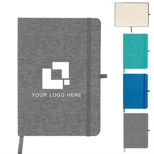 Custom Logo RPET Heathered  Notebook - 5x7