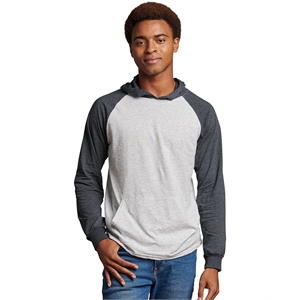 Adult Essential Raglan Pullover Hooded T-Shirt