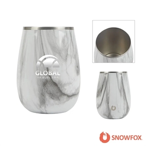 Snowfox® 13.5 oz. Vacuum Insulated Marble Finish Pinot No...