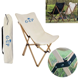 White Portable Folding Camping Chair