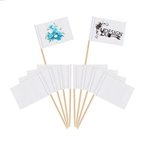 Blank Toothpick Flags Cheese Markers Food Labels