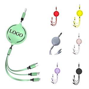 3-In-1 Multi Retractable Charging Cable