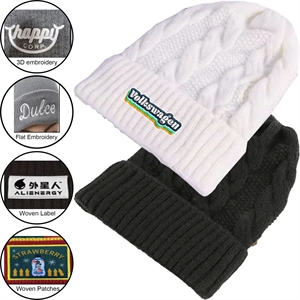 Premium Cable Knit Cuffed Beanie