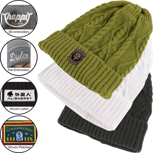 Premium Braided Knit Cuffed Beanie