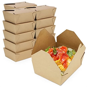 30 Oz Kraft Paper Take-Out Food Box