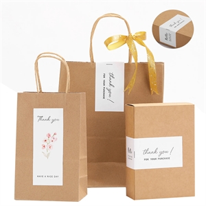 Adhesive Paper Gift Bag Seal Sticker