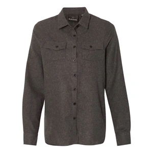 Burnside Women's Solid Flannel Shirt