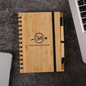 SYRACUSE BAMBOO COVER NOTEBOOK