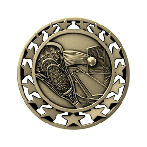 2 1/2" Lacrosse Star Medal