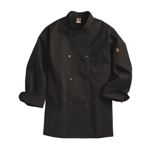 Chef Designs Black Traditional Chef Coat