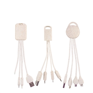 Wheat Straw Multi Charging Cable