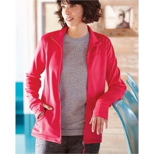 Independent Trading Co. Women's Poly-Tech Full-Zip Track ...