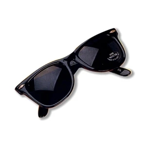Original Blues Brothers Style Sunglasses, Polished Black Frame With Uv Lens