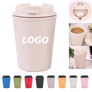 12 Oz Bamboo Fiber Coffee Travel Tumbler