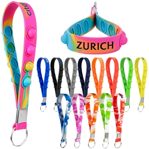 Popper Stress Reliever Key Chain