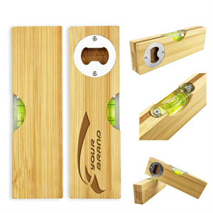 Bamboo Level With Bottle Opener Spirit Level Multitool