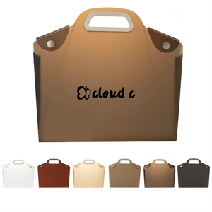 Portable File Folder With Snap Button