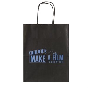 Solid Tinted Kraft Shopping Bags