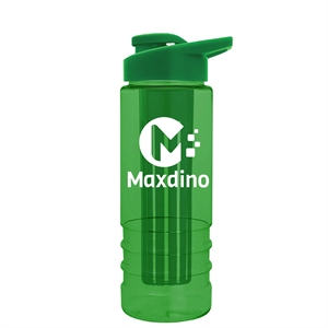 Salute Infuser - 24 oz. Bottle with Drink-Thru Lid