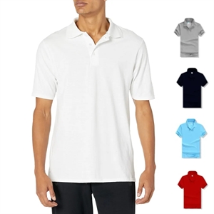 Men's Short Sleeve Cotton Pique Polo Shirt