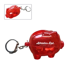 Mini Piggy Coin Bank With Keychain