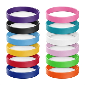 Embossed Colorful Silicone Wristband